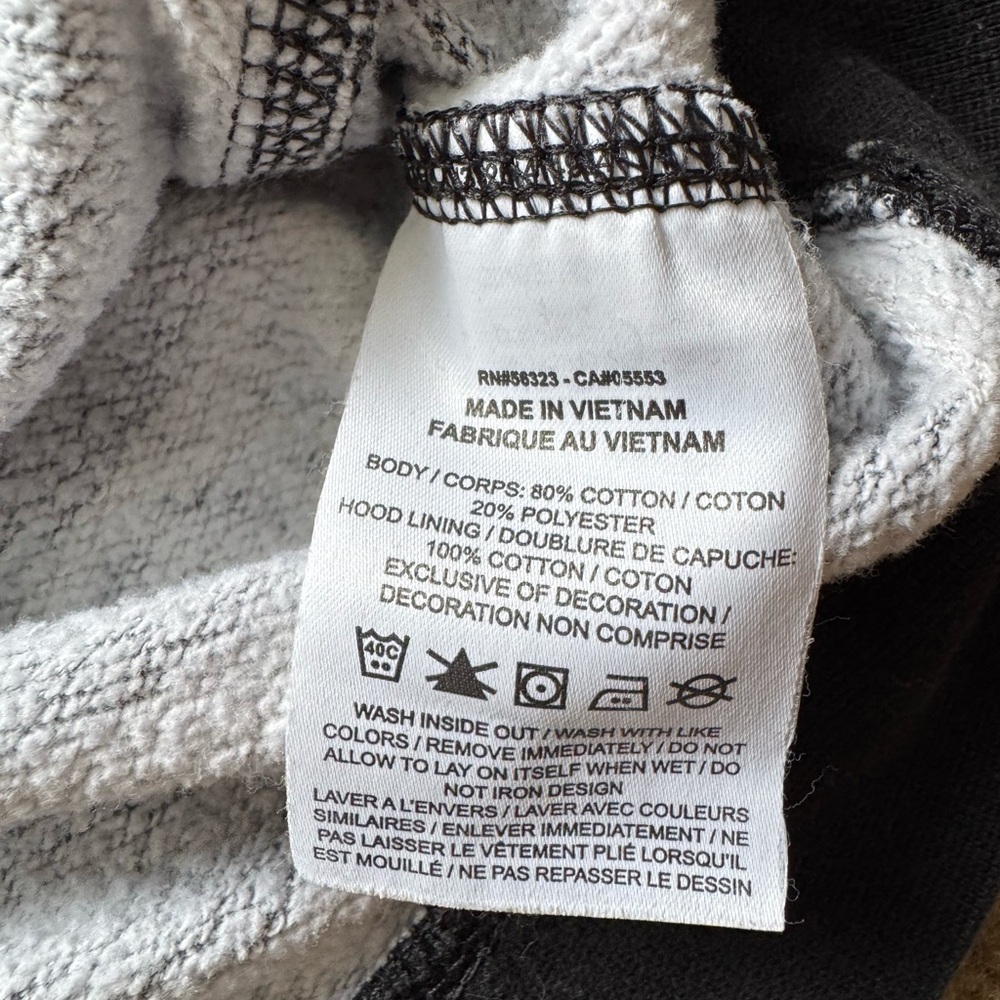 Nike Kids Black and White Logo Hoodie - Picture 6 of 6